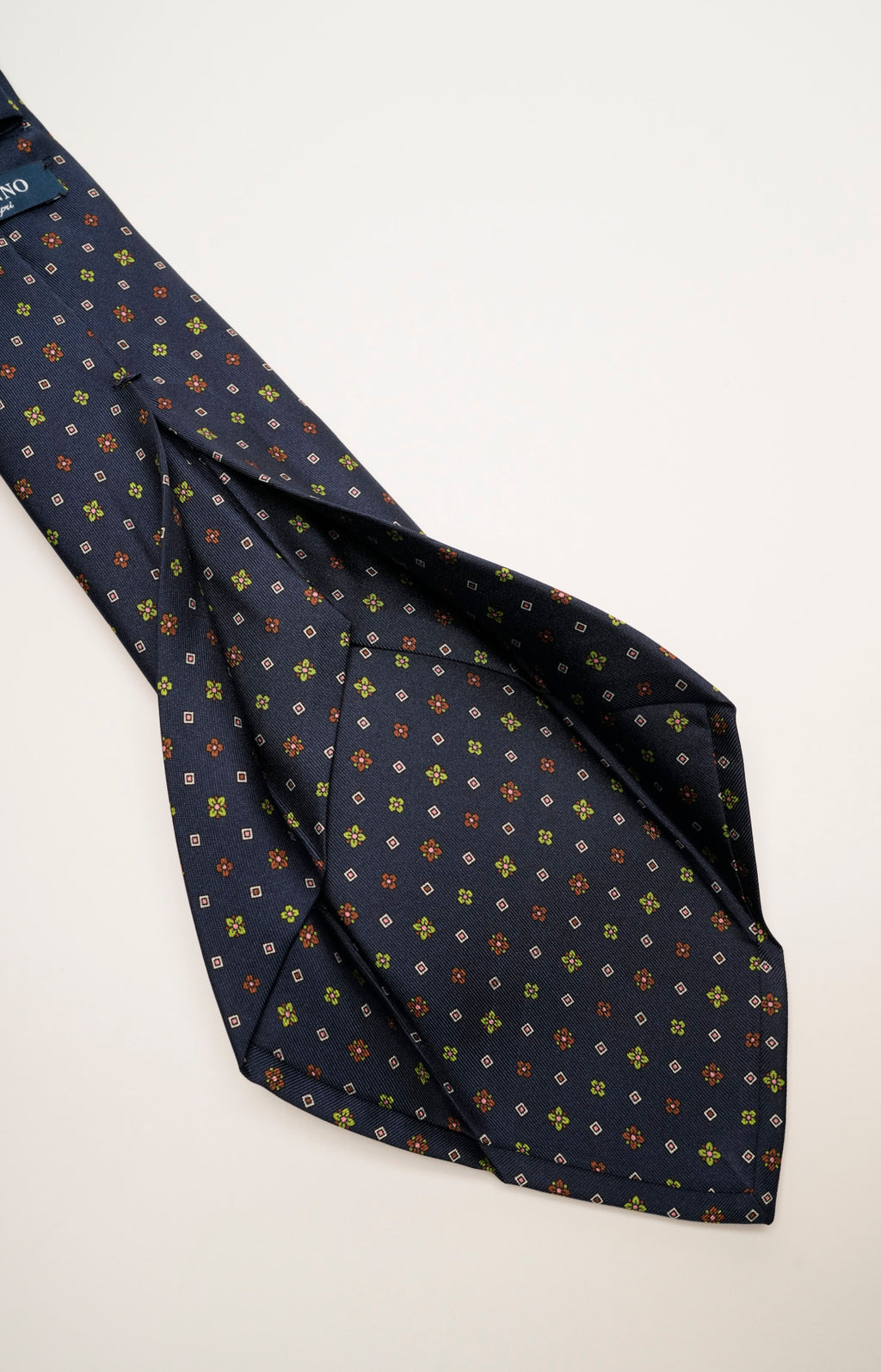 Cravatta sartoriale sette pieghe in seta