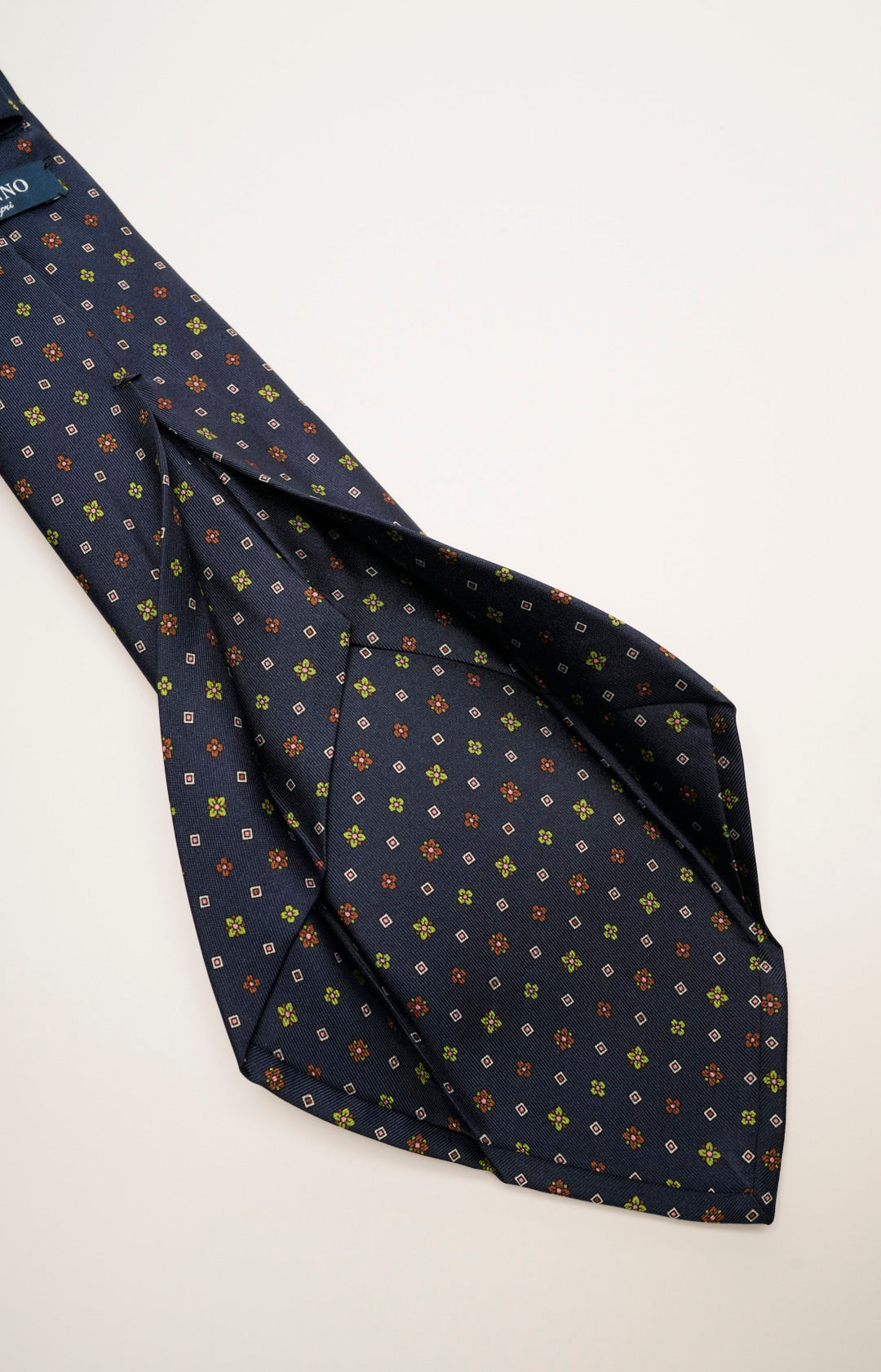 Cravatta sartoriale sette pieghe in seta