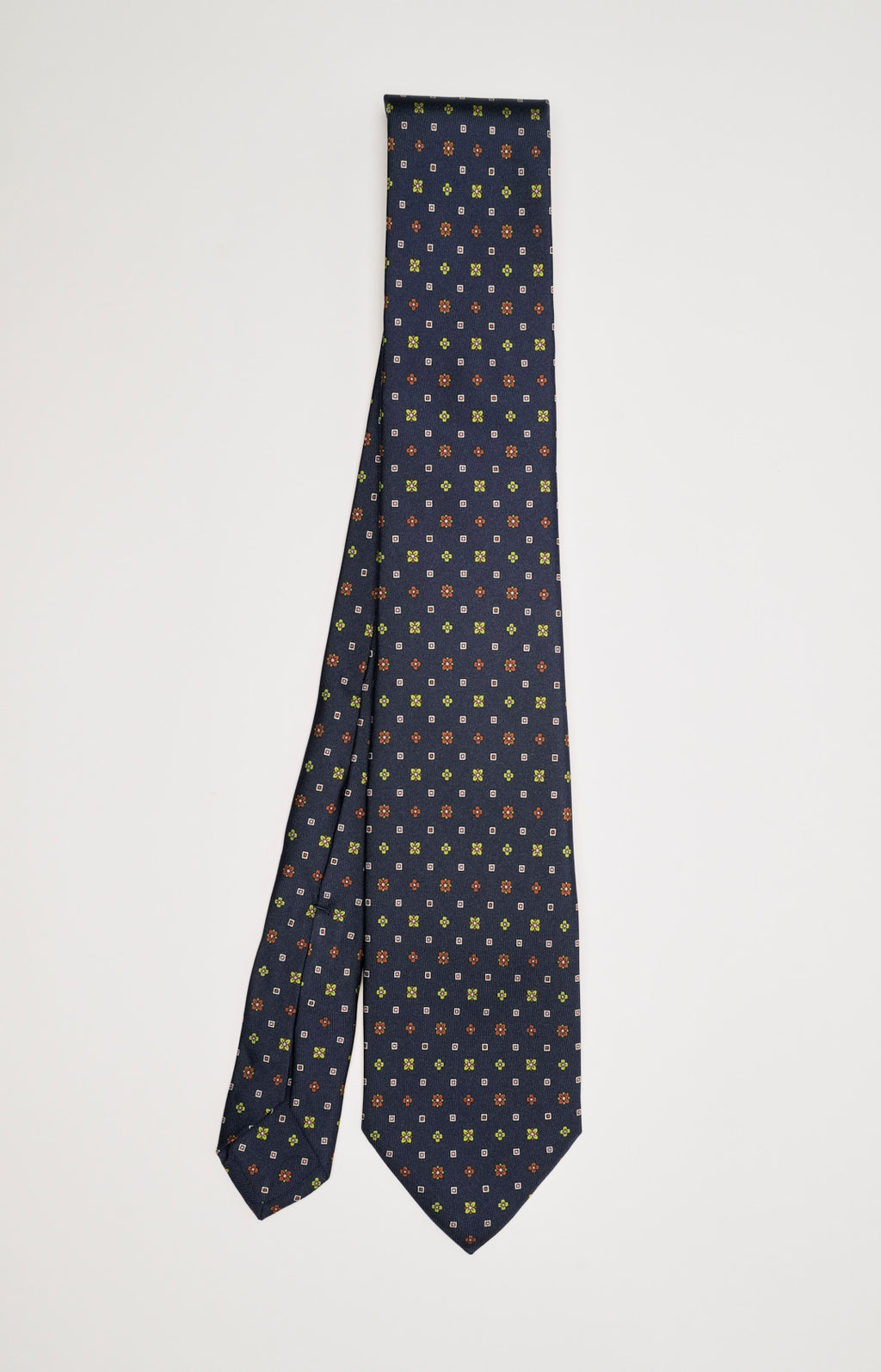 Cravatta sartoriale sette pieghe in seta