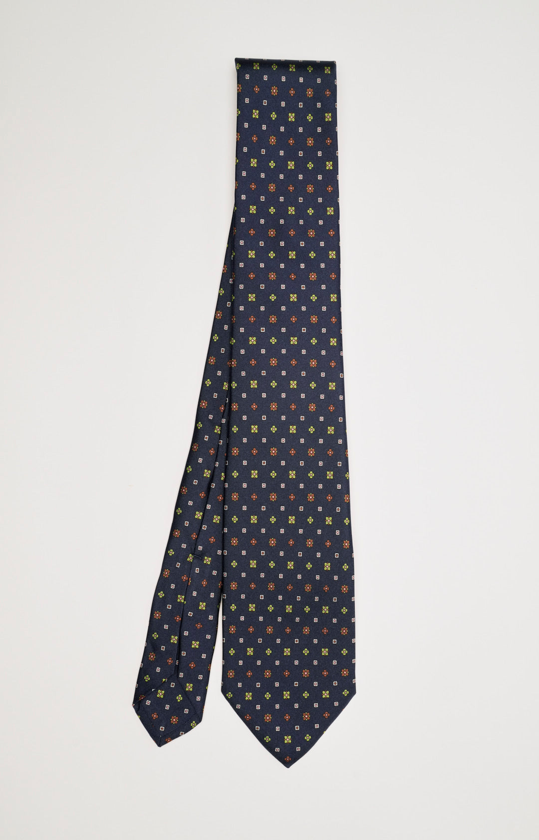 Cravatta sartoriale sette pieghe in seta