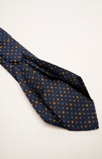 Seven-fold silk tailored tie