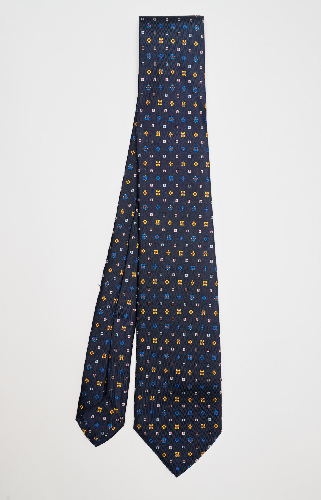 Cravatta sartoriale sette pieghe in seta