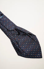 Cravatta sartoriale sette pieghe in seta