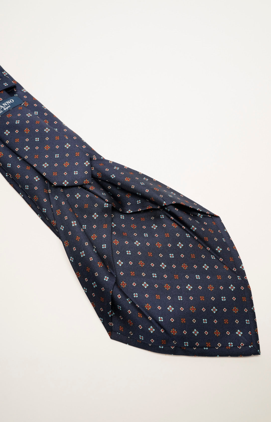 Cravatta sartoriale sette pieghe in seta