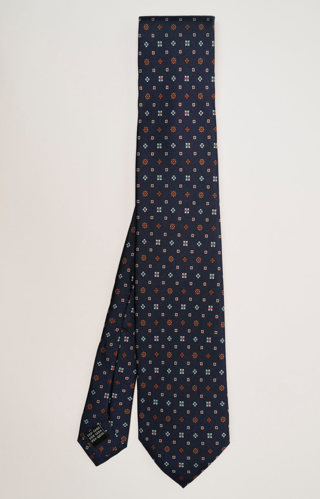 Cravatta sartoriale sette pieghe in seta