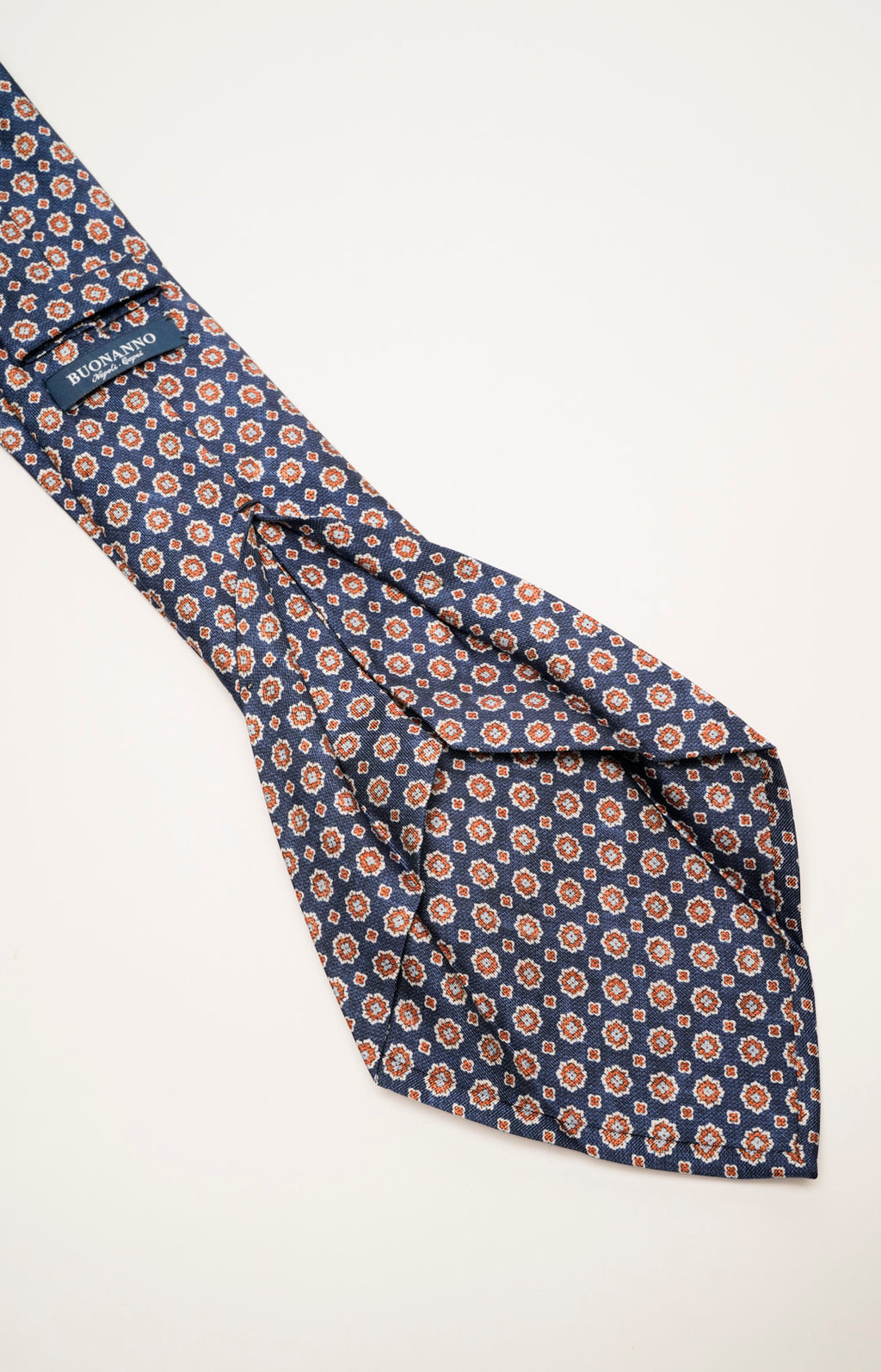 Cravatta sartoriale sette pieghe in seta