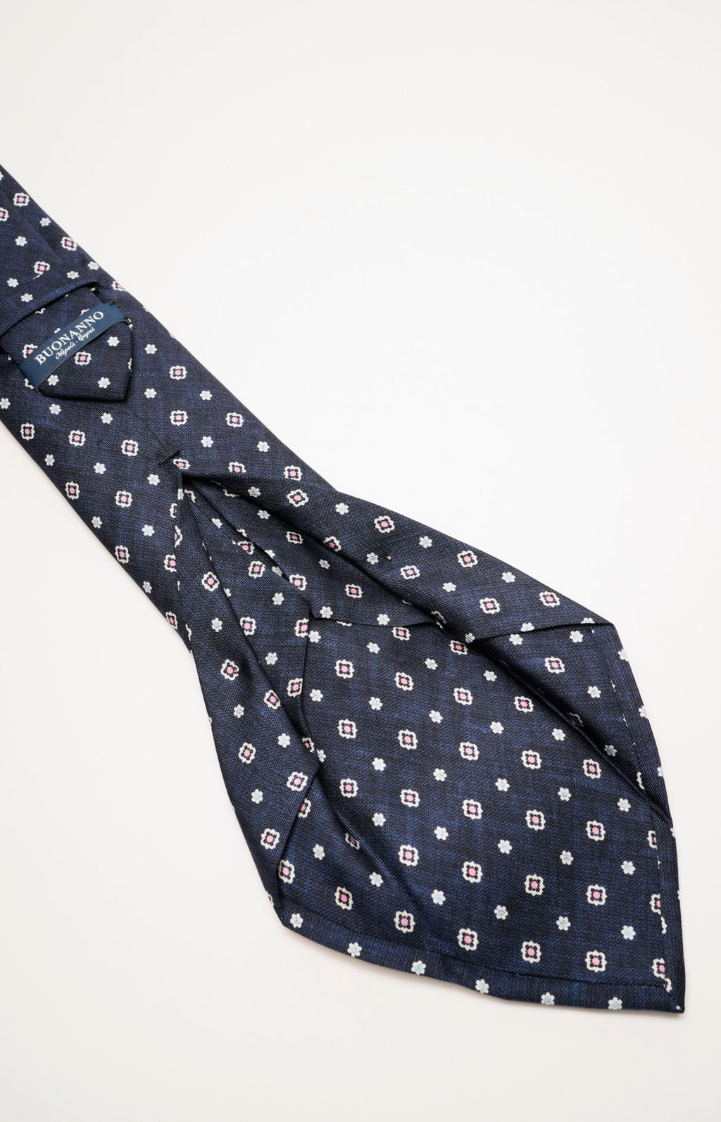 Cravatta sartoriale sette pieghe in seta