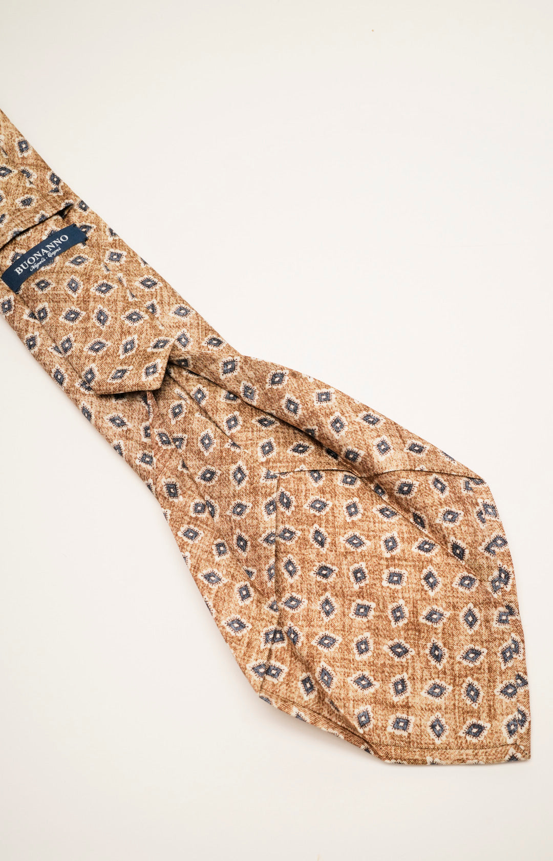 Cravatta sartoriale sette pieghe in seta