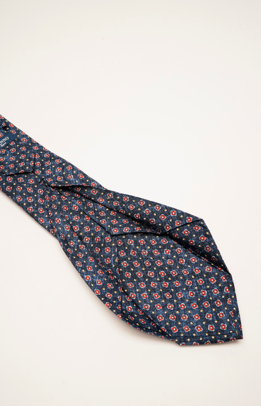 Cravatta sartoriale sette pieghe in seta