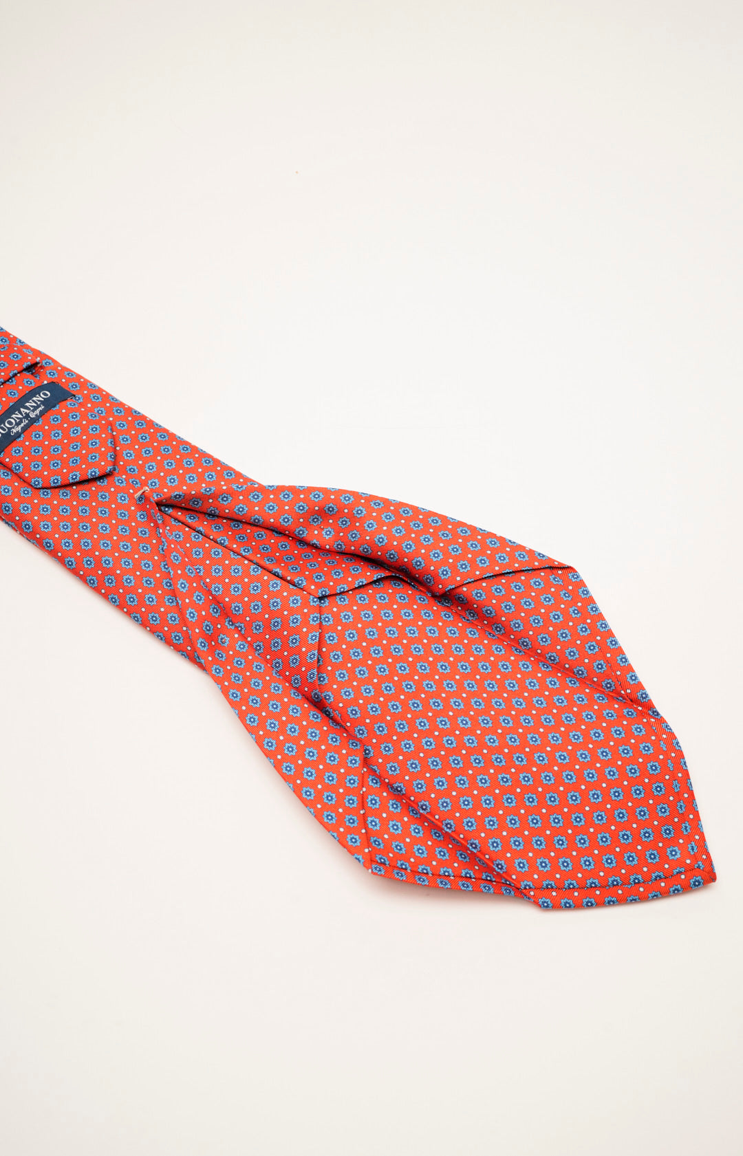 Cravatta sartoriale sette pieghe in seta