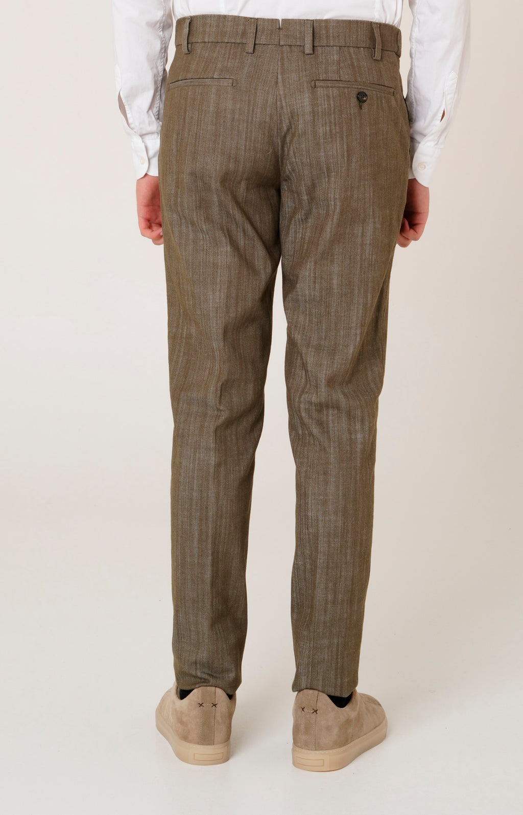 Pantalone comfort tasca america in denim stretch