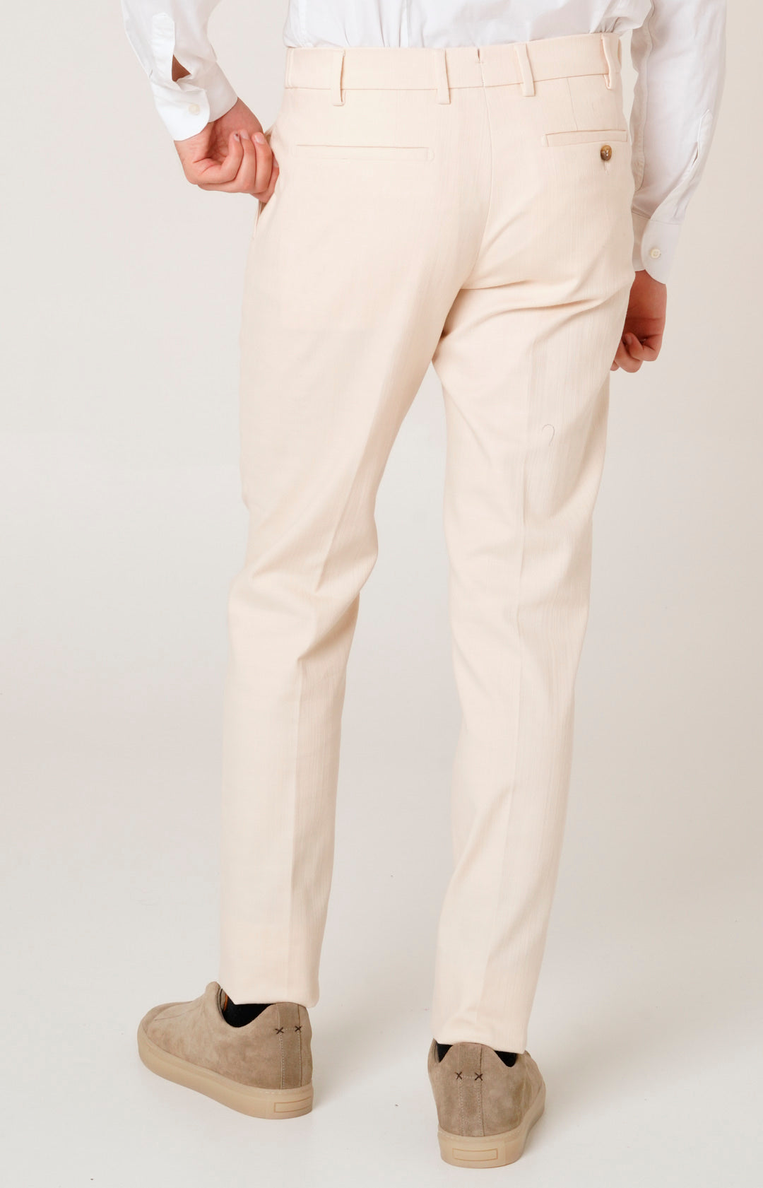 Pantalone comfort tasca america in denim stretch