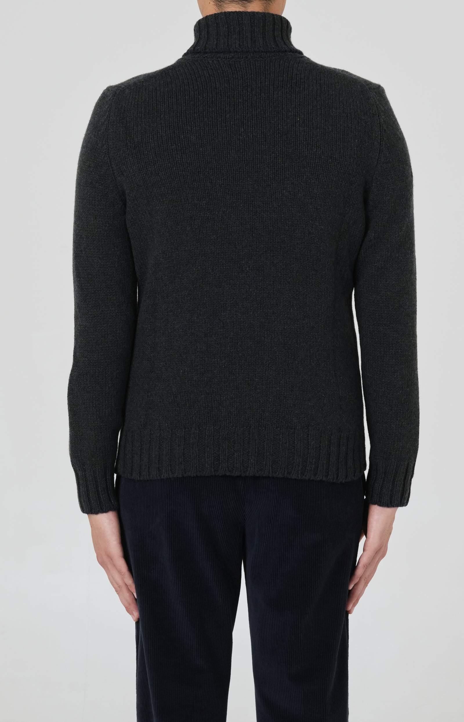 Melange wool turtleneck