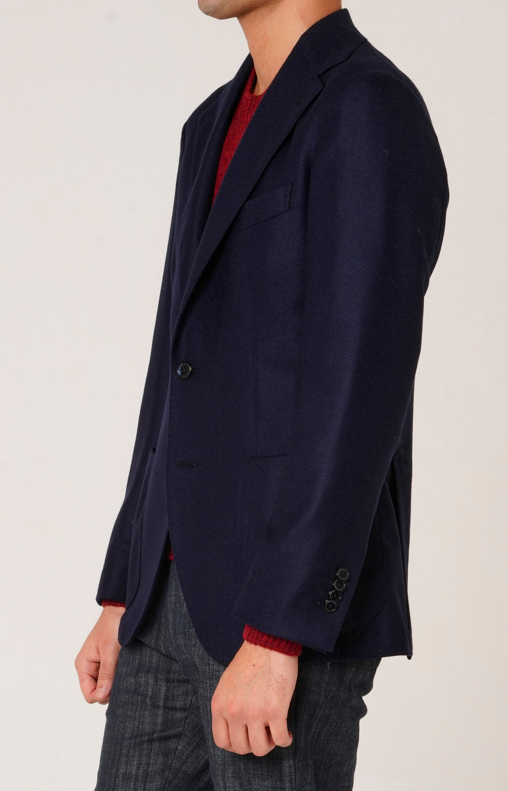 Giacca sfoderata in lana