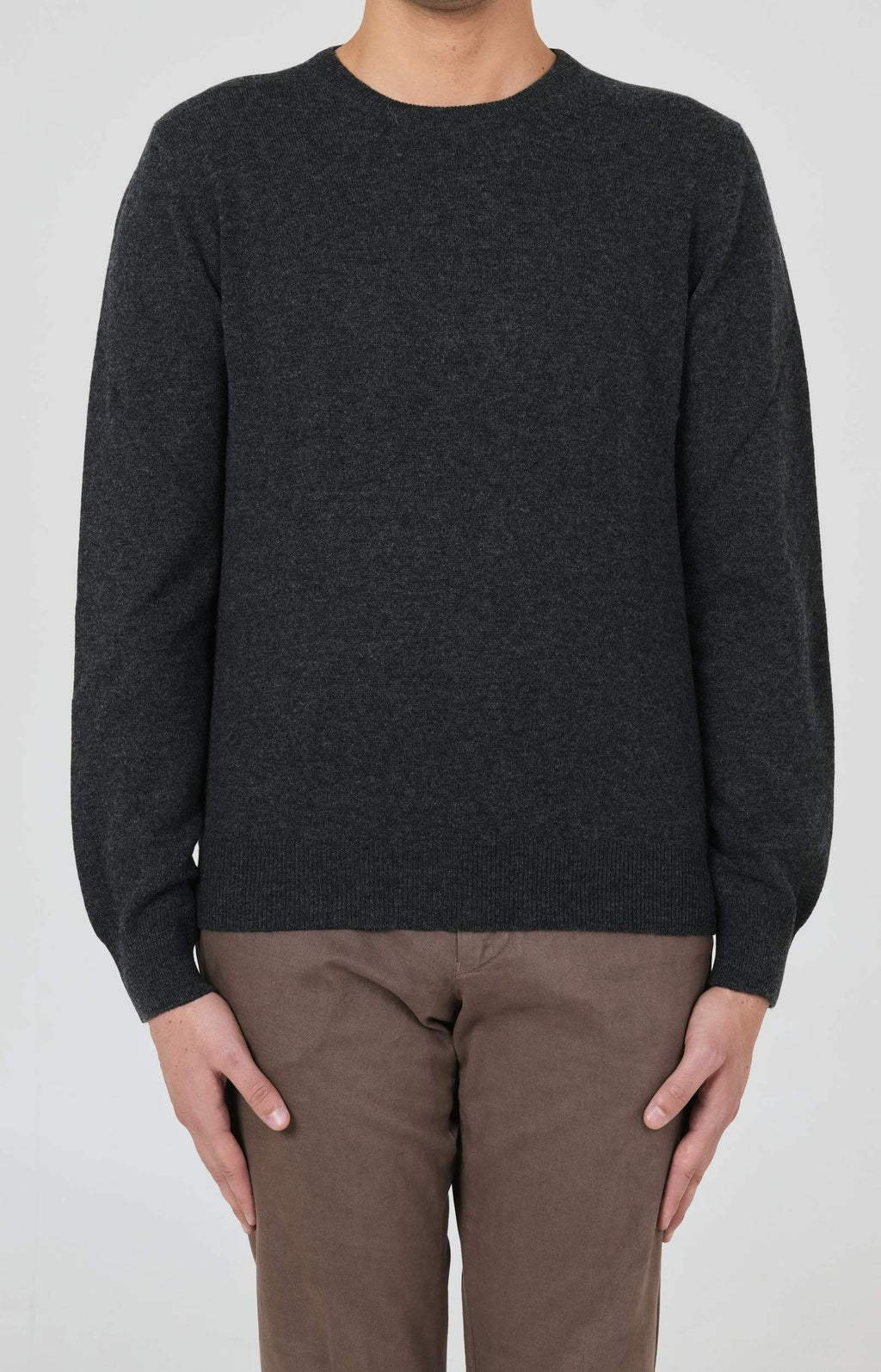 Girocollo in lana e cashmere