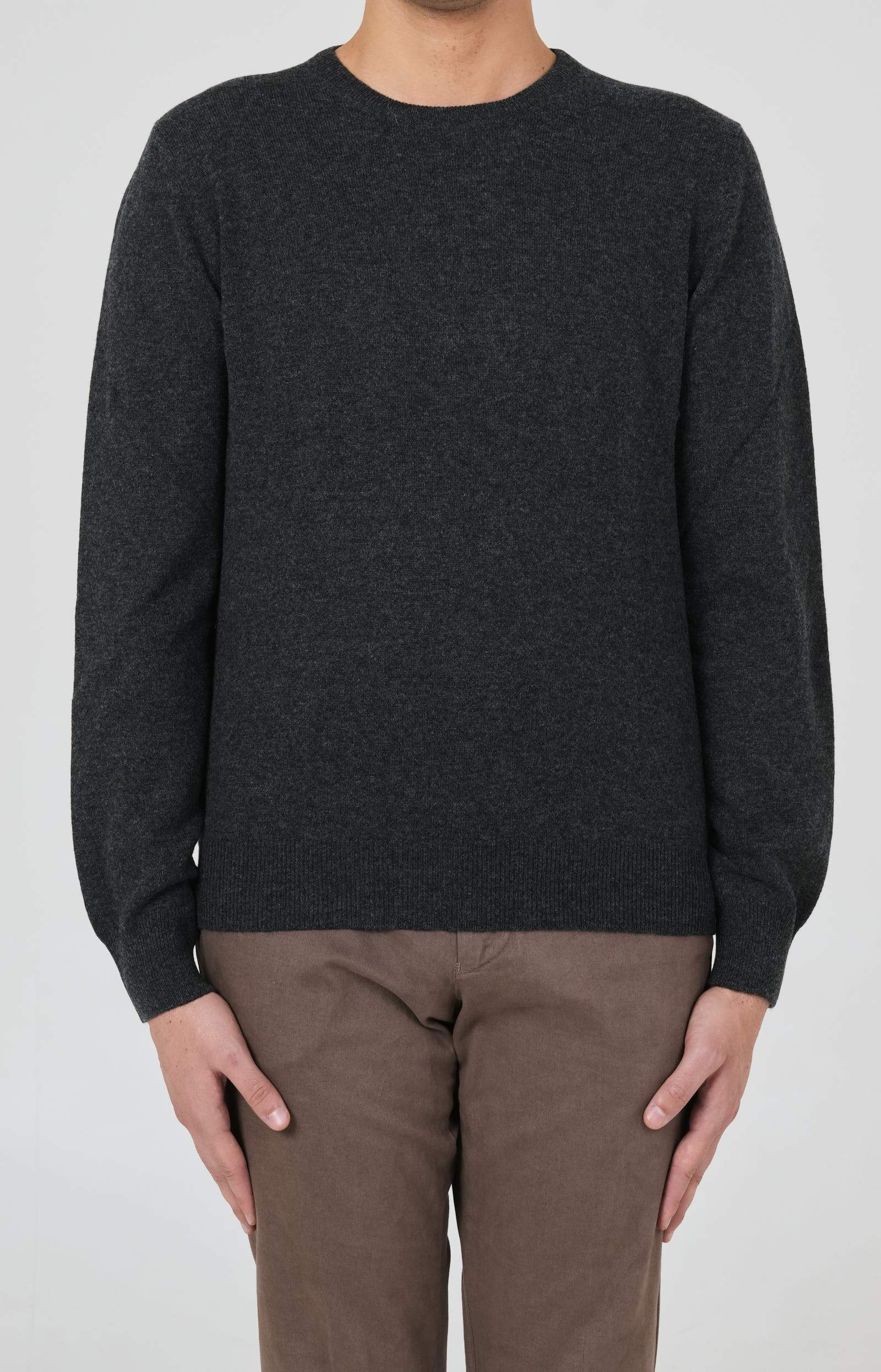 Girocollo in lana e cashmere