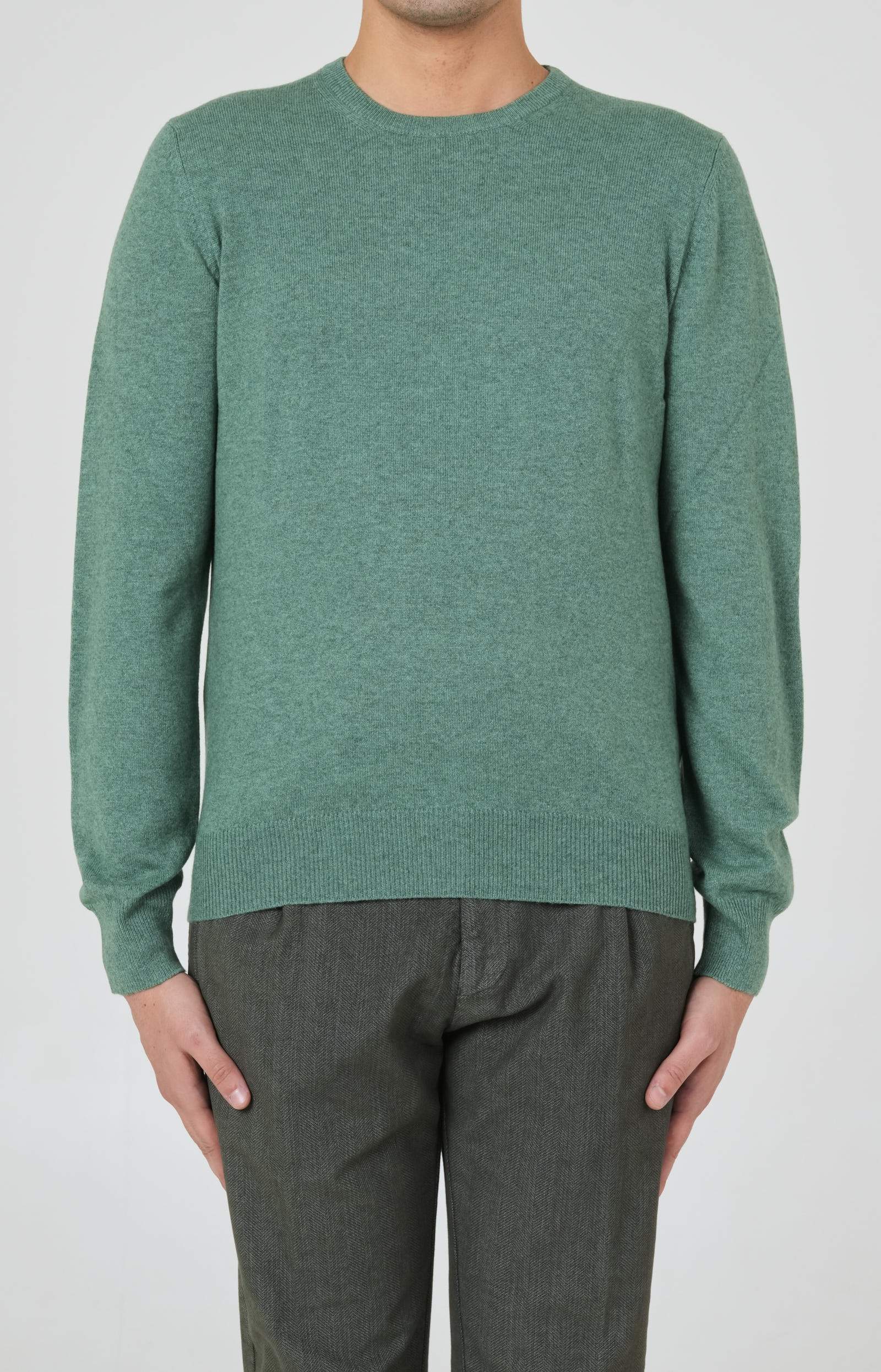 Girocollo in lana e cashmere