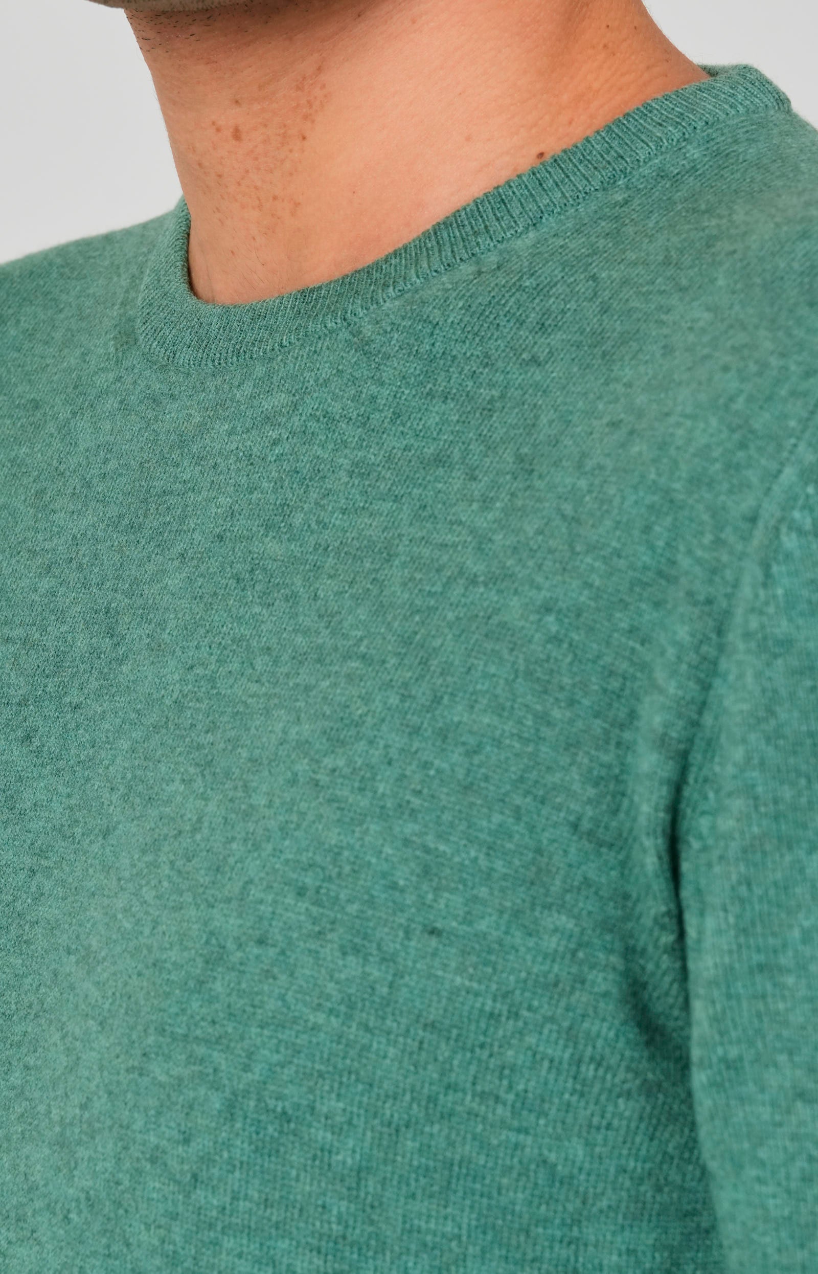 Girocollo in lana e cashmere