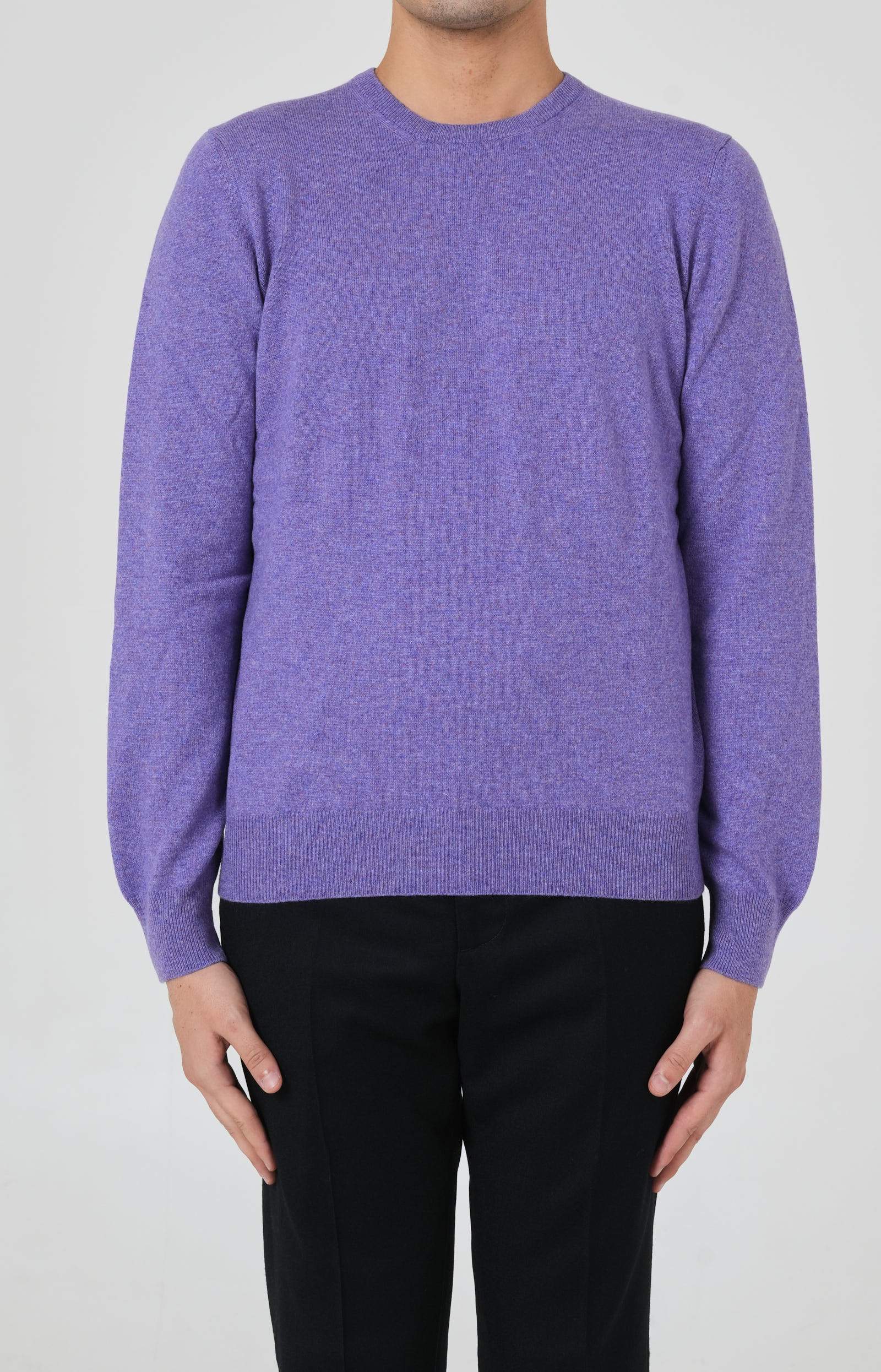 Girocollo in lana e cashmere