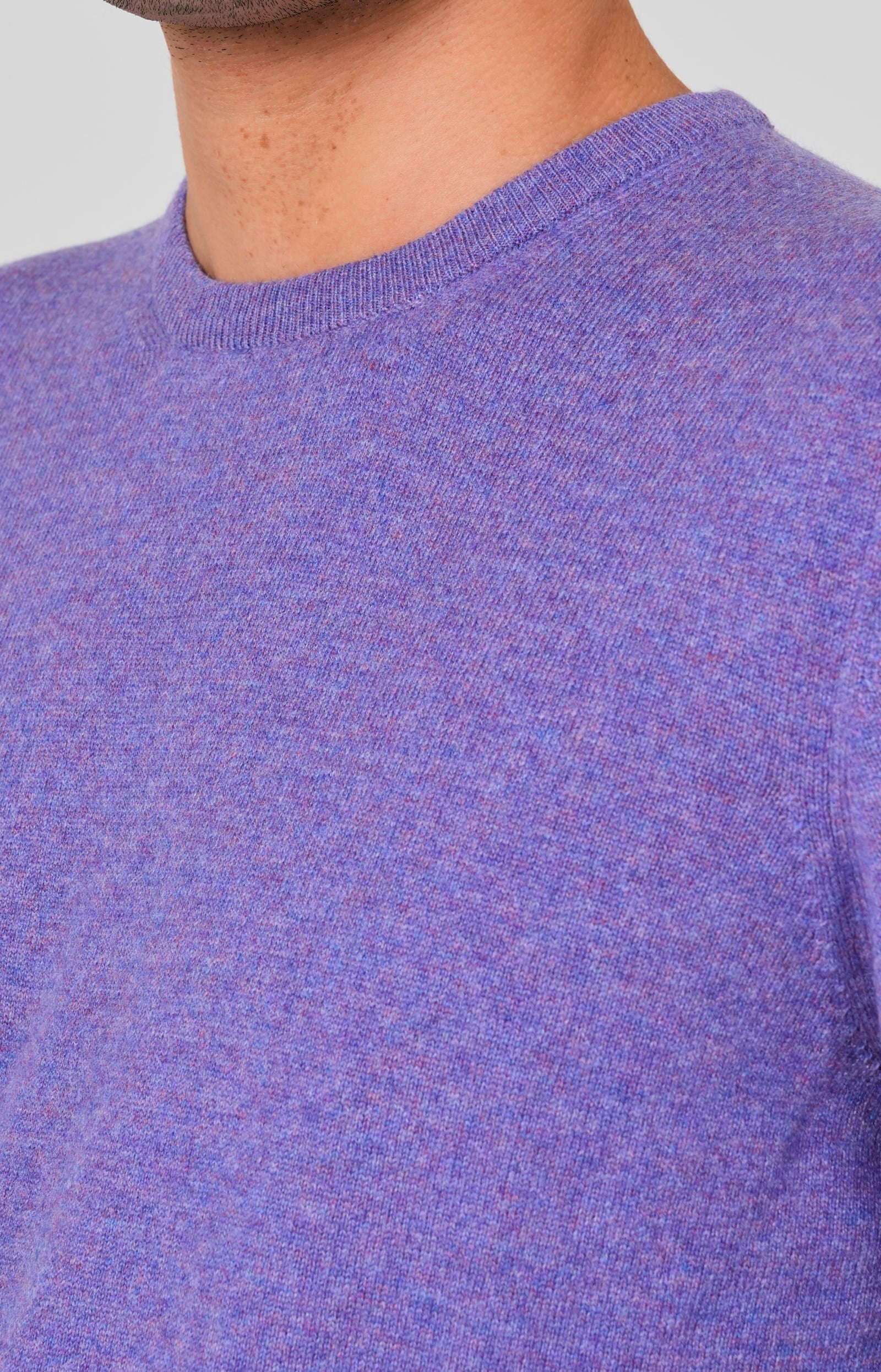 Girocollo in lana e cashmere