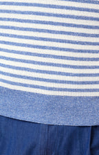 T-shirt manica corta in lino e cotone