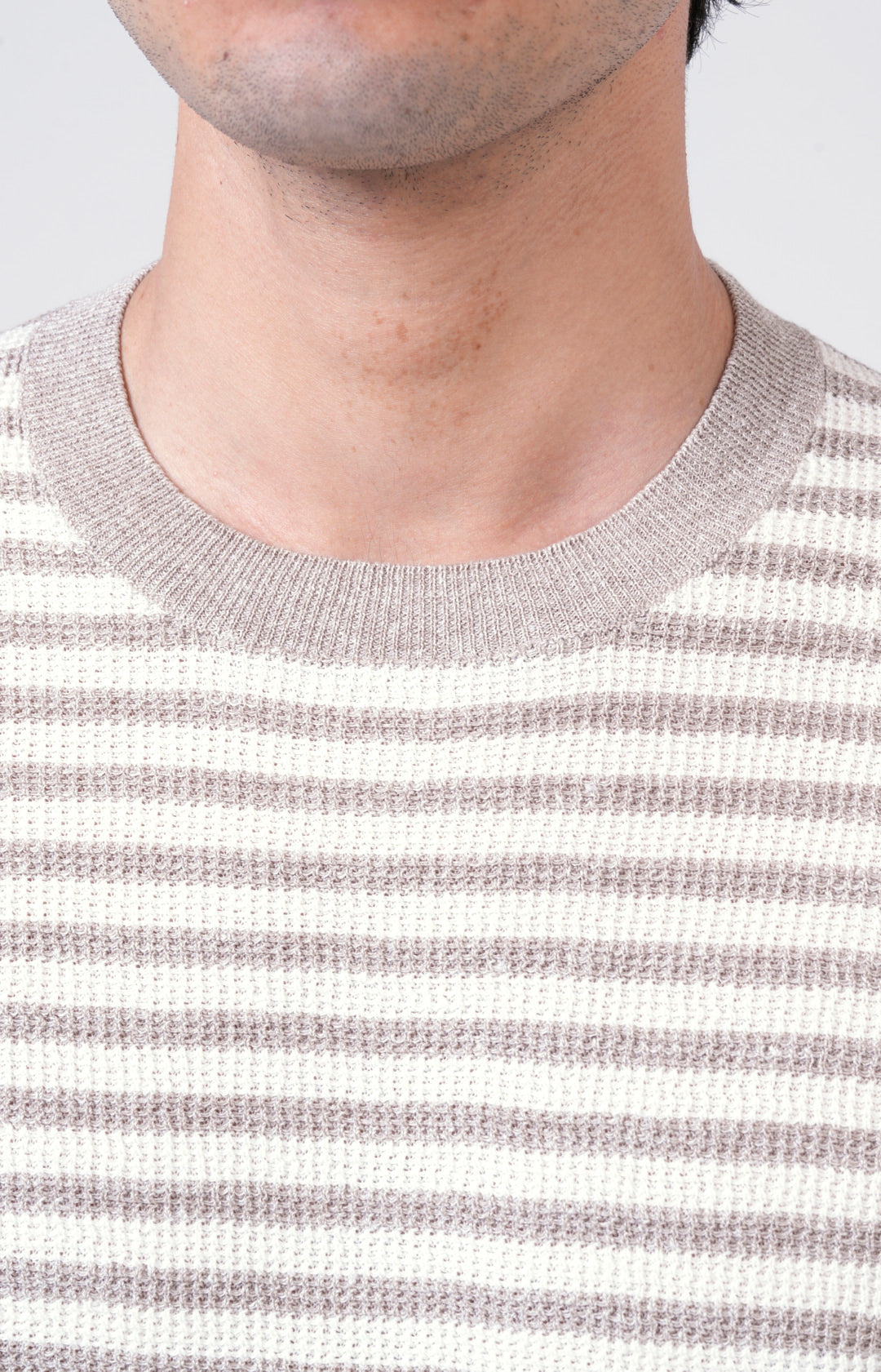 T-shirt manica corta in lino e cotone