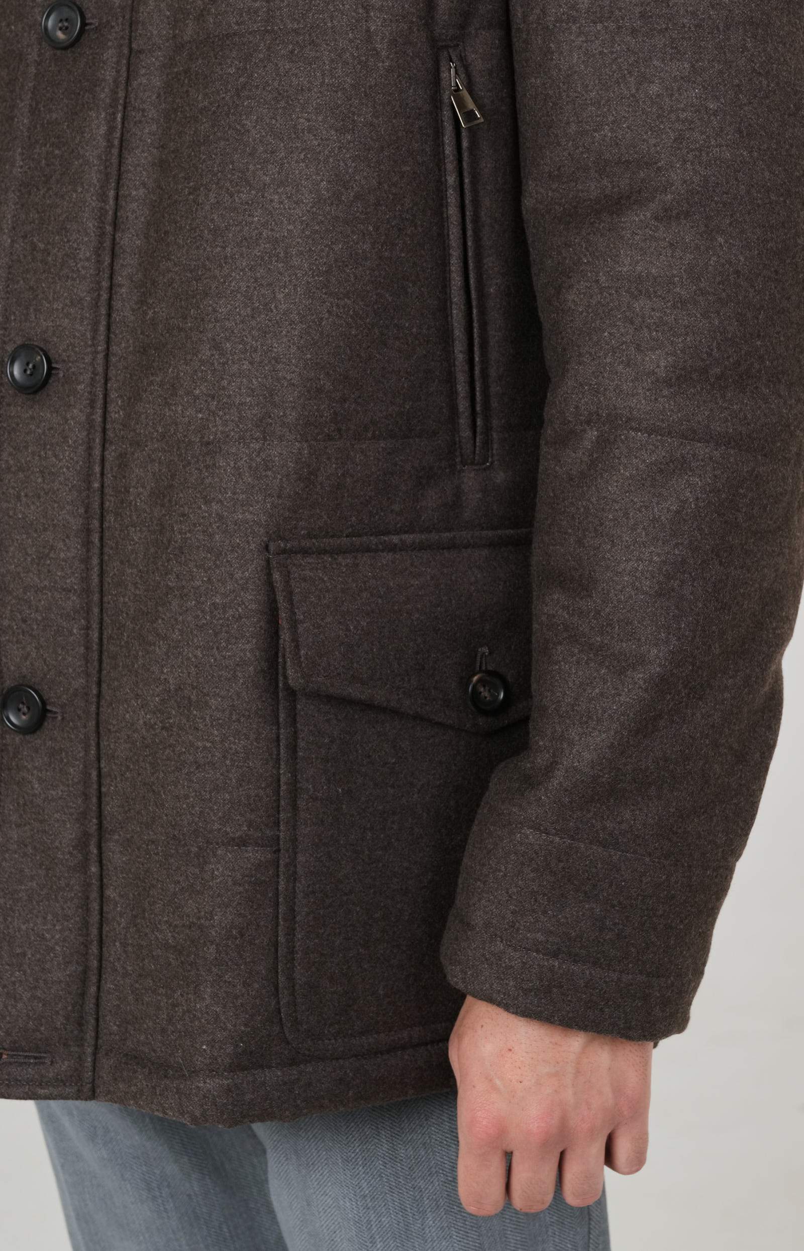 Loro Piana wool and cashmere fabric jacket