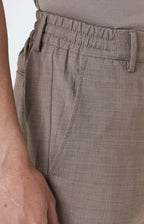 Pantalone "Leisure Fit" in lana stretch ultra-light