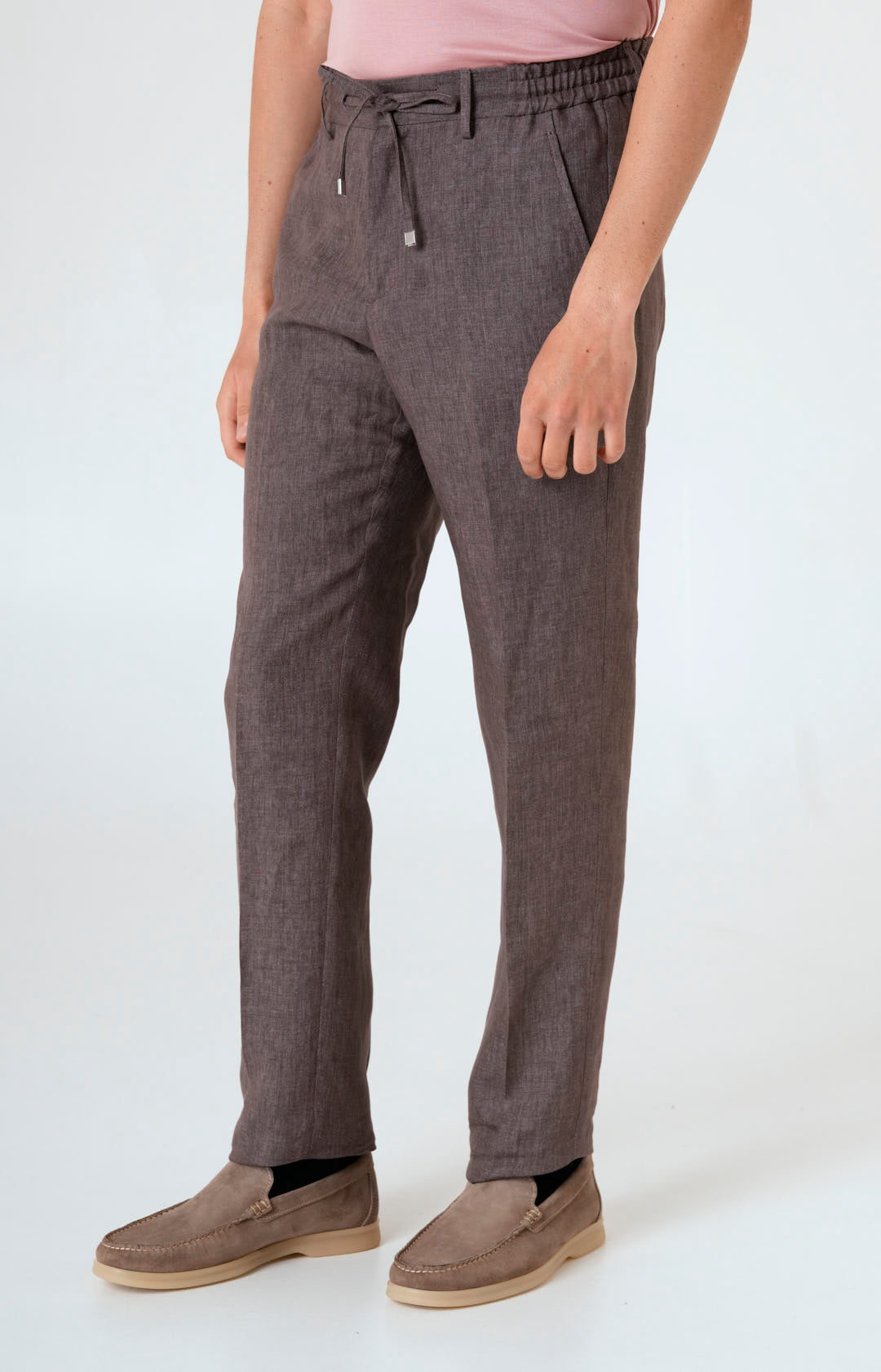 Pantalone “Leisure Fit” in lino