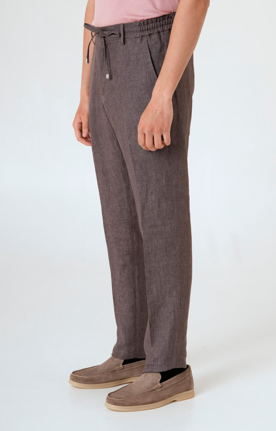 Pantalone “Leisure Fit” in lino