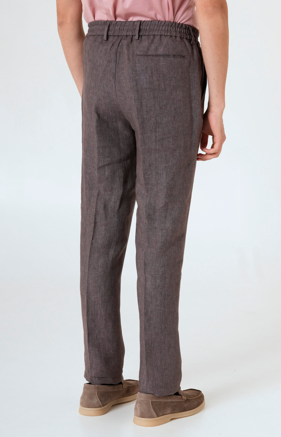 Pantalone “Leisure Fit” in lino