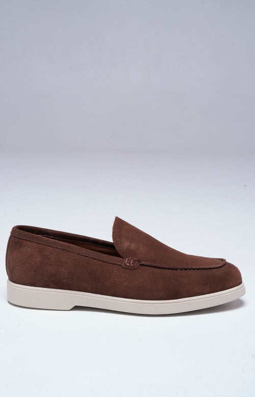 "NEW" Mocassino summer in pelle scamosciata