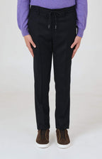 Pantalone "Leisure Fit" in flanella