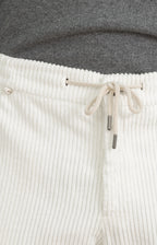 Pantalone "Leisure Fit" in velluto stretch