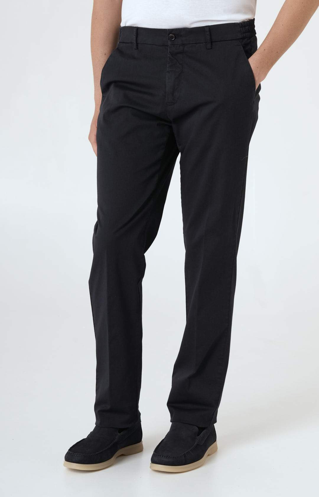 Pantalone tasca america comfort in cotone stretch