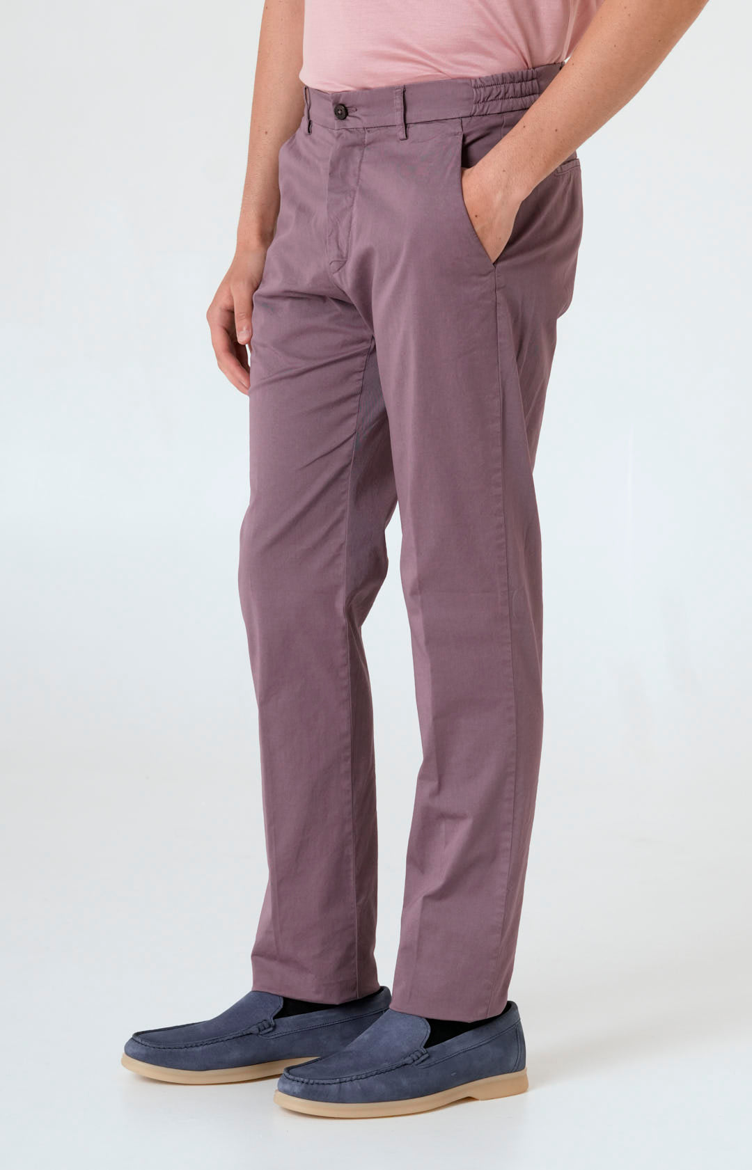 Pantalone tasca america comfort in cotone stretch