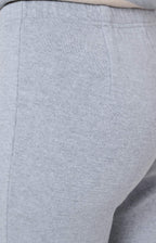 Wool knit trousers