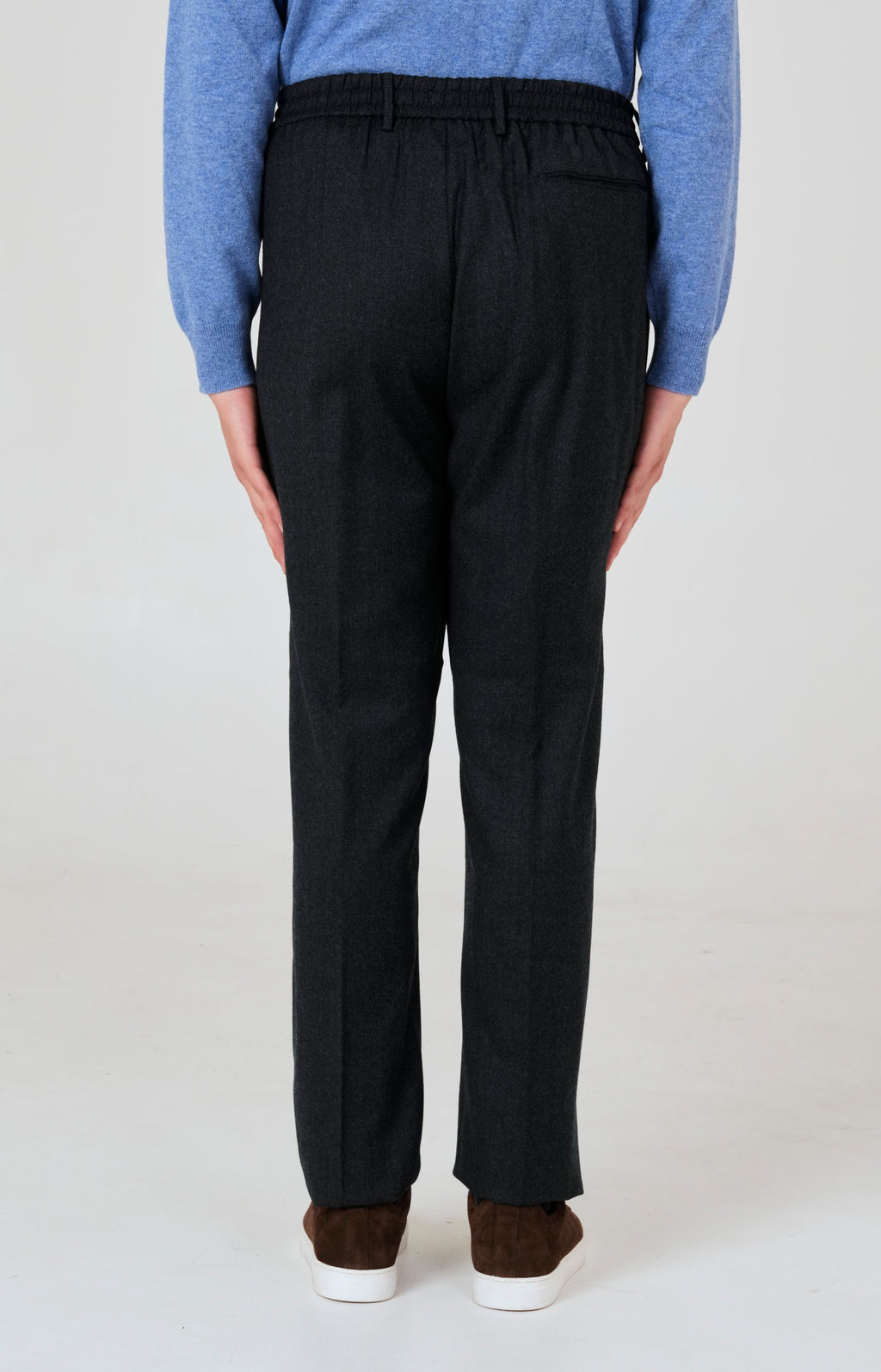 "Leisure Fit" flannel trousers