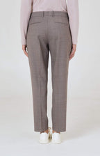 Stretch wool trousers with America pocket
