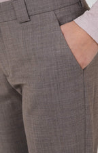 Stretch wool trousers with America pocket