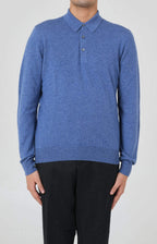 Wool and cashmere polo shirt