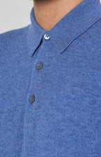 Wool and cashmere polo shirt