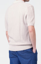 Polo manica corta in cotone tricot