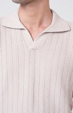 Polo manica corta in cotone tricot
