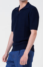 Polo manica corta in cotone tricot