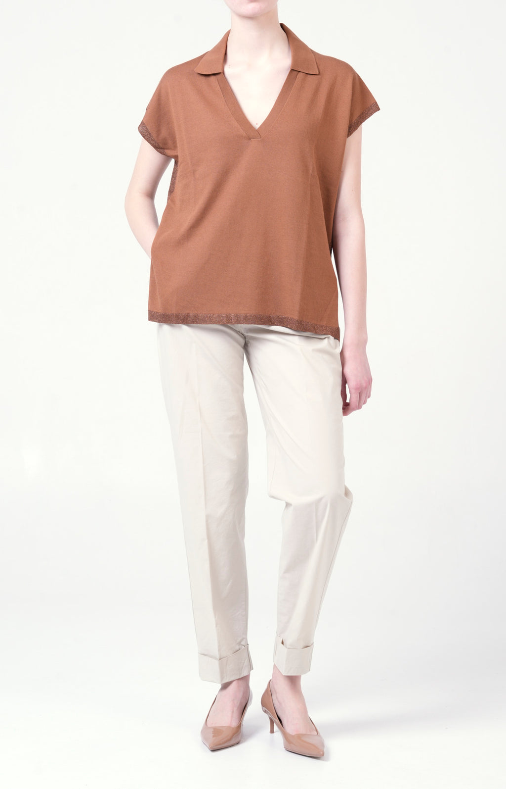Maglia con scollo a V