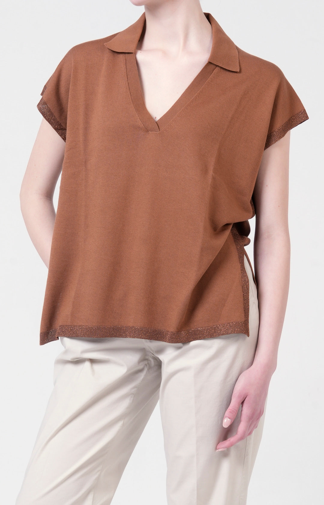 Maglia con scollo a V