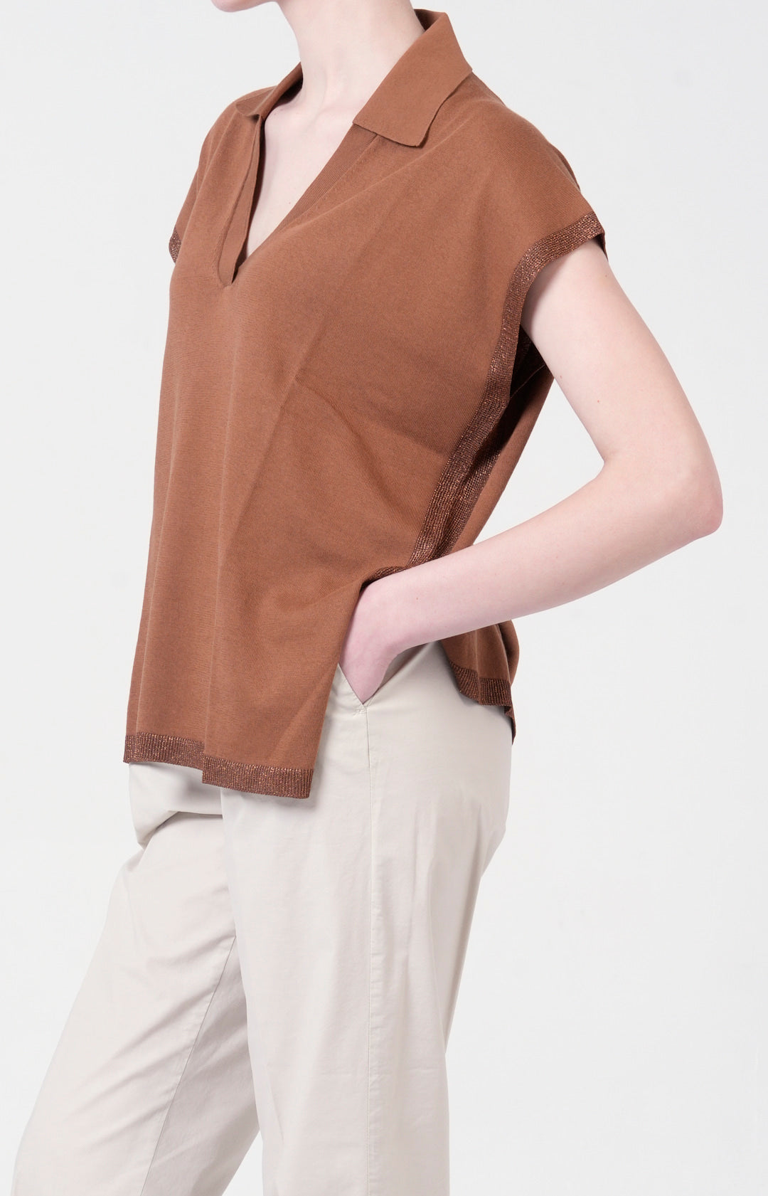 Maglia con scollo a V