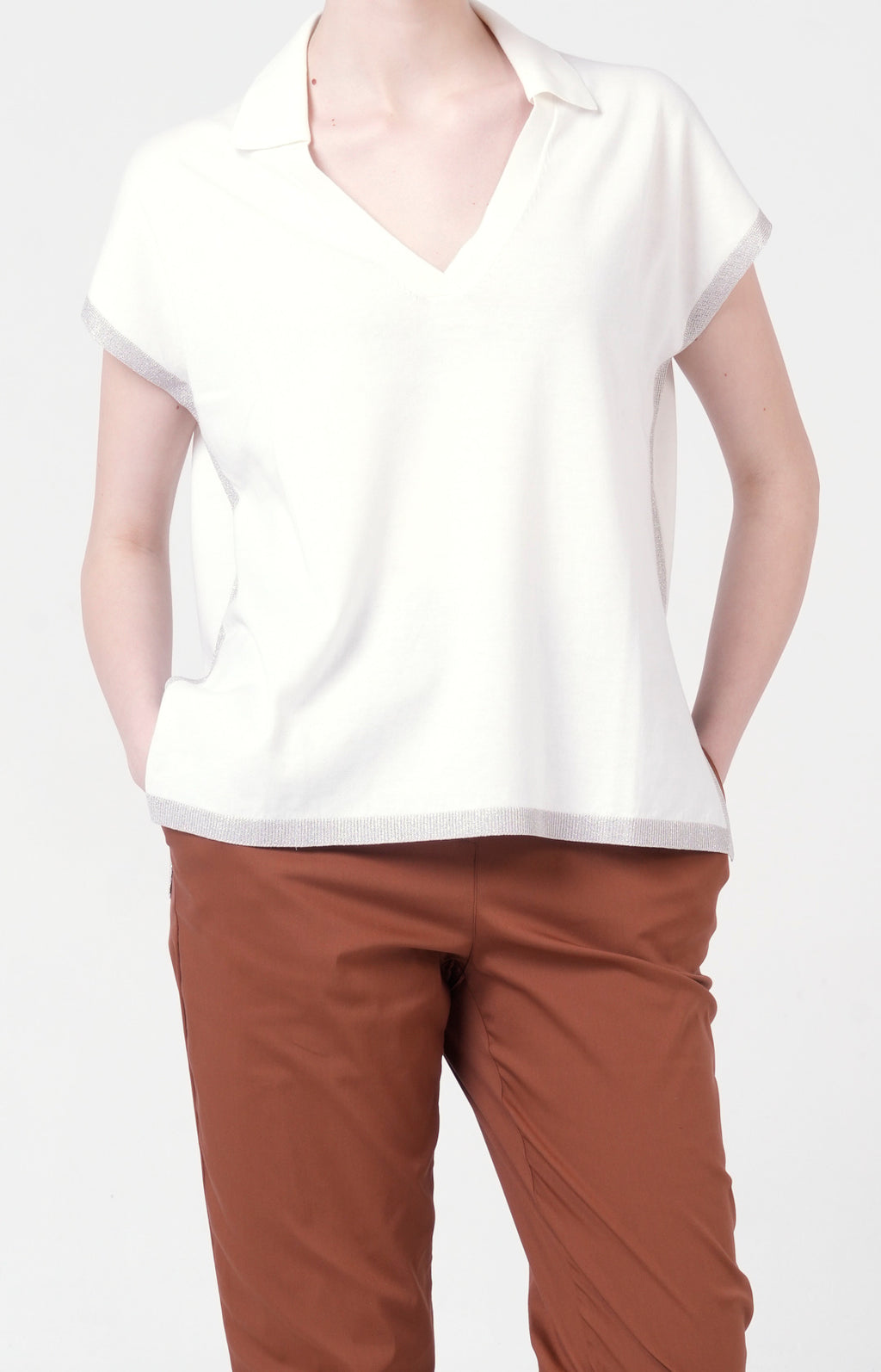 Maglia con scollo a V