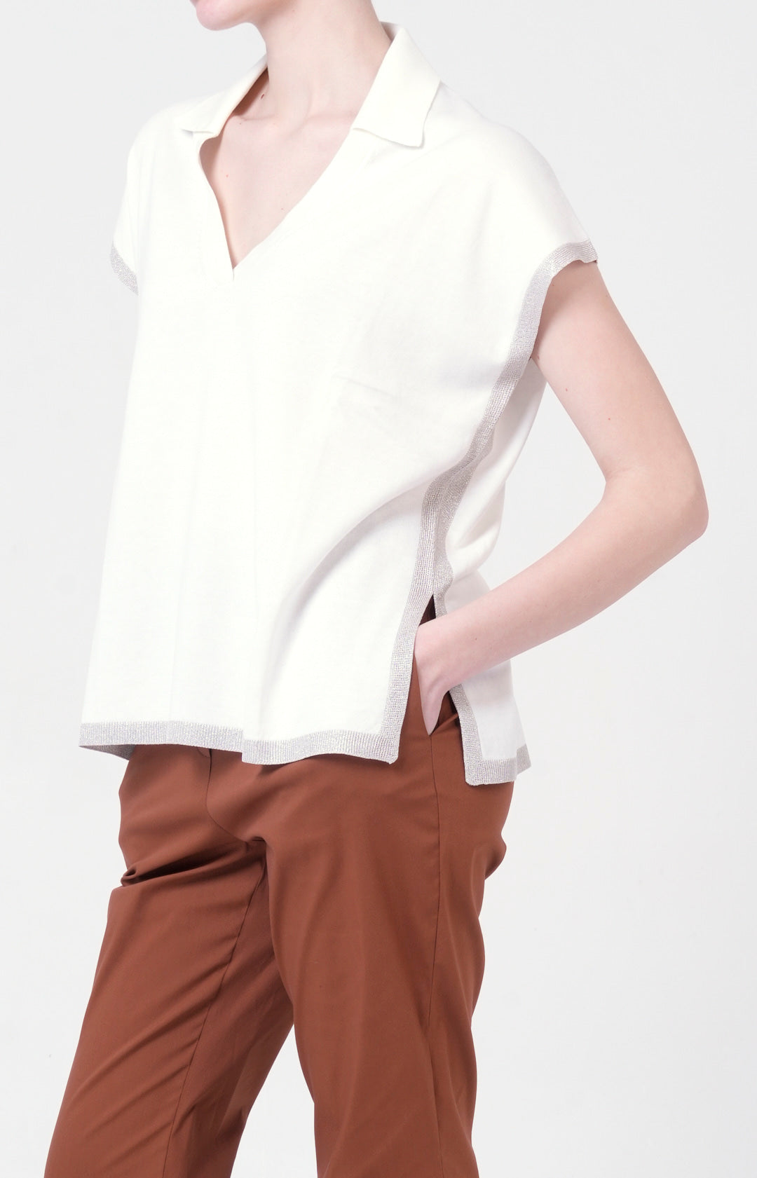 Maglia con scollo a V